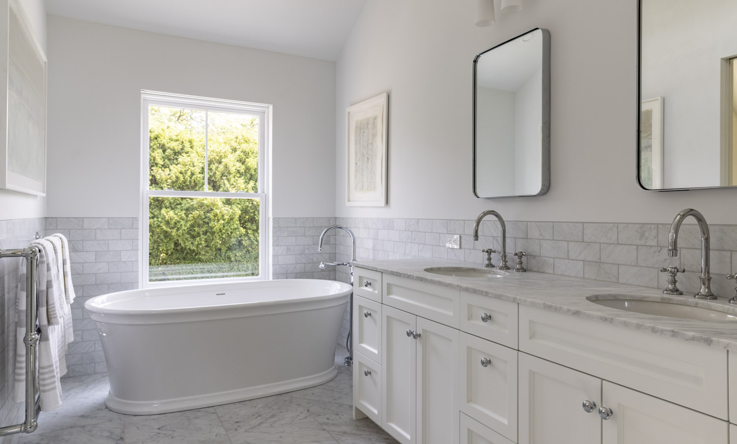 Photo of construction by Ronald Webb Builder.